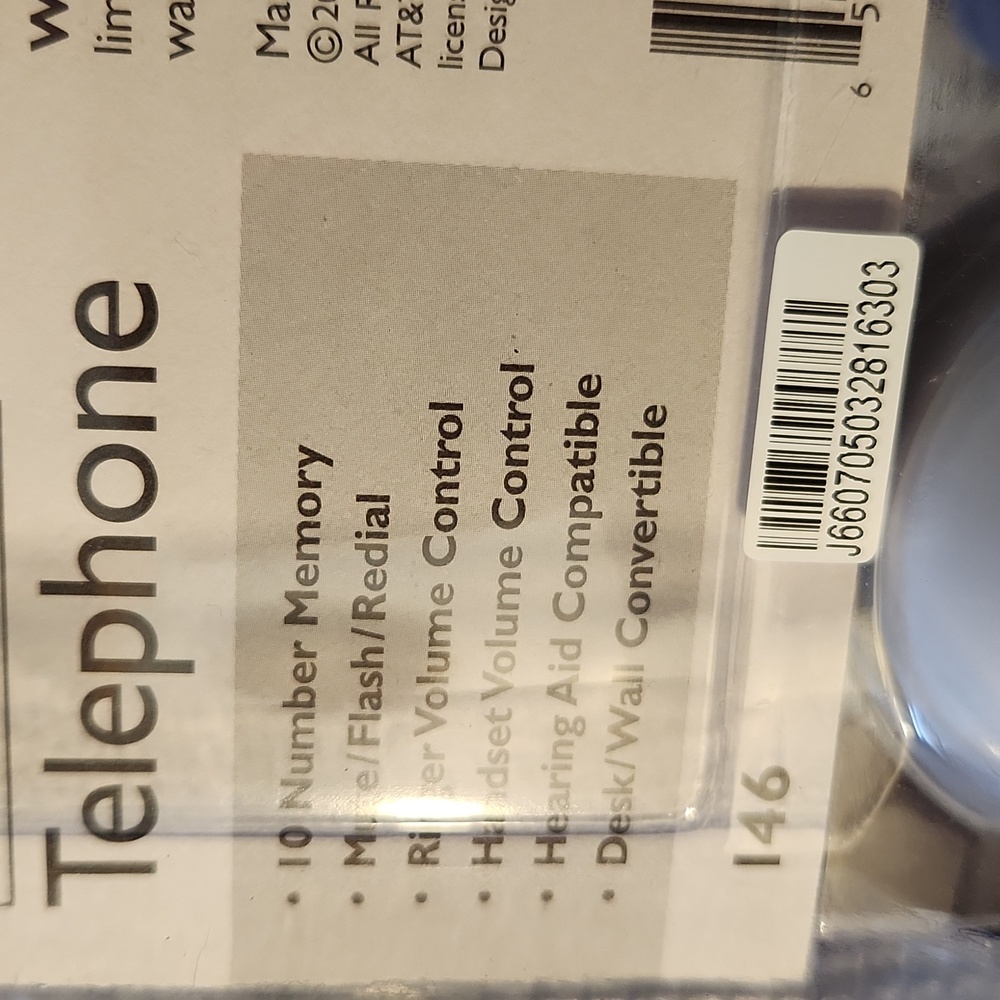 AT&T Design Line Telephone - NIB - Picture 7 of 7
